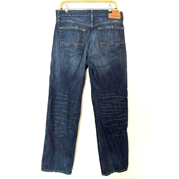 American Eagle Men's Dark Wash Loose Jeans Size 32/32 - Picture 2 of 10